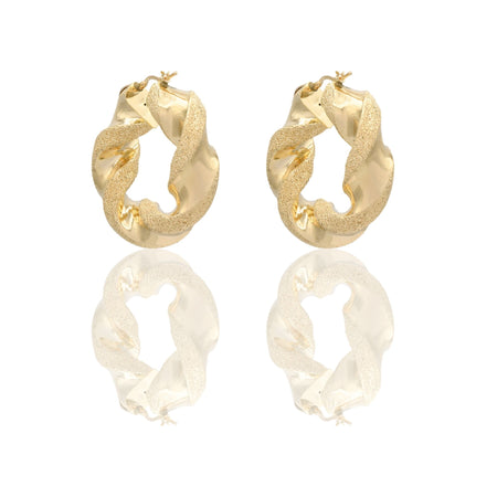 ORECCHINI DONNA CERCHI TORCHON