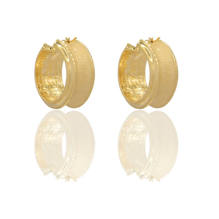 ORECCHINI DONNA CERCHI INCAVATI