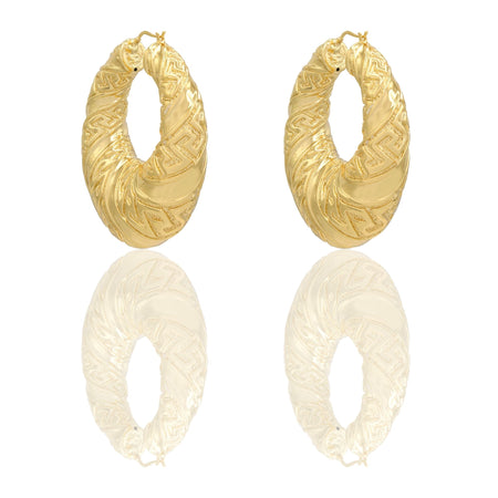 ORECCHINI DONNA CERCHI ELETTROFORMATI A SCALARE