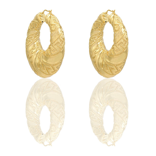 ORECCHINI DONNA CERCHI ELETTROFORMATI A SCALARE