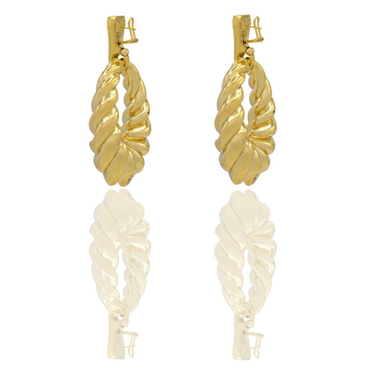 ORECCHINI DONNA CERCHI ELETTROFORMATI A SCALARE