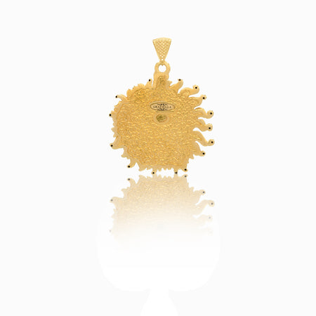 CIONDOLO ELETTROFORMATO SOLE 2 FACCE