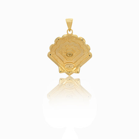 CIONDOLO DONNA ELETTROFORMATO CONCHIGLIA