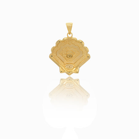 CIONDOLO DONNA ELETTROFORMATO CONCHIGLIA