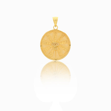 CIONDOLO DONNA MEDUSA CON SCRITTA GRAZIELLA