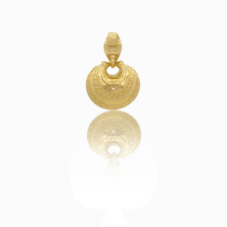 CIONDOLO DONNA TONDO ELETTROFORMATO