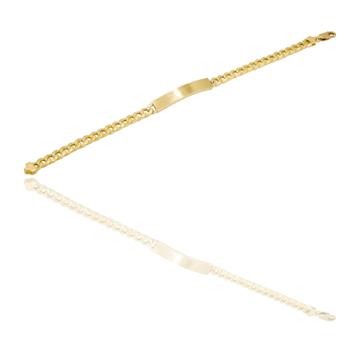 Bracciali Oro Giallo Catena vuota Solo Oro cm. 19