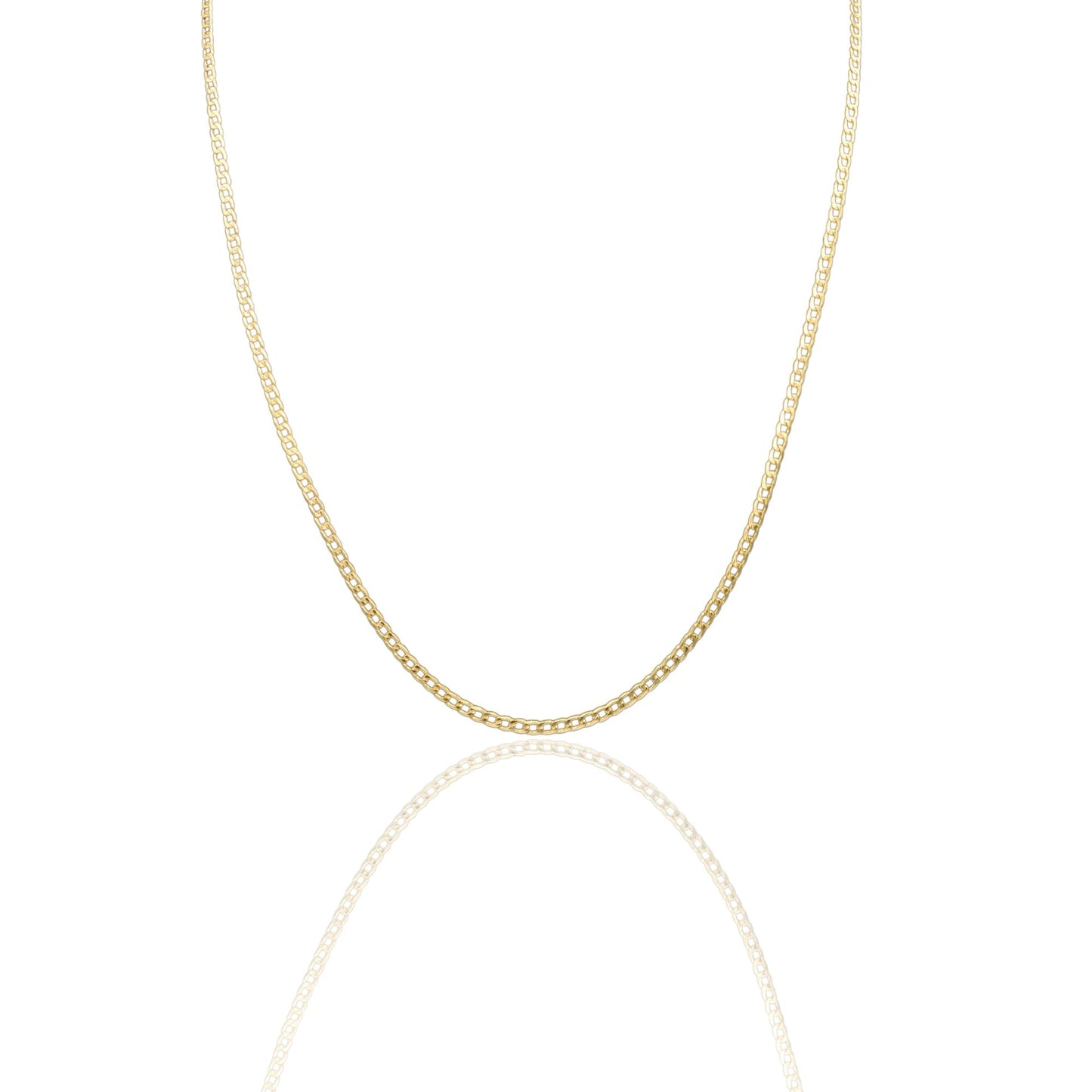 Collana Oro Giallo Oro 18 carati Catena Groumette Solo Oro cm.50