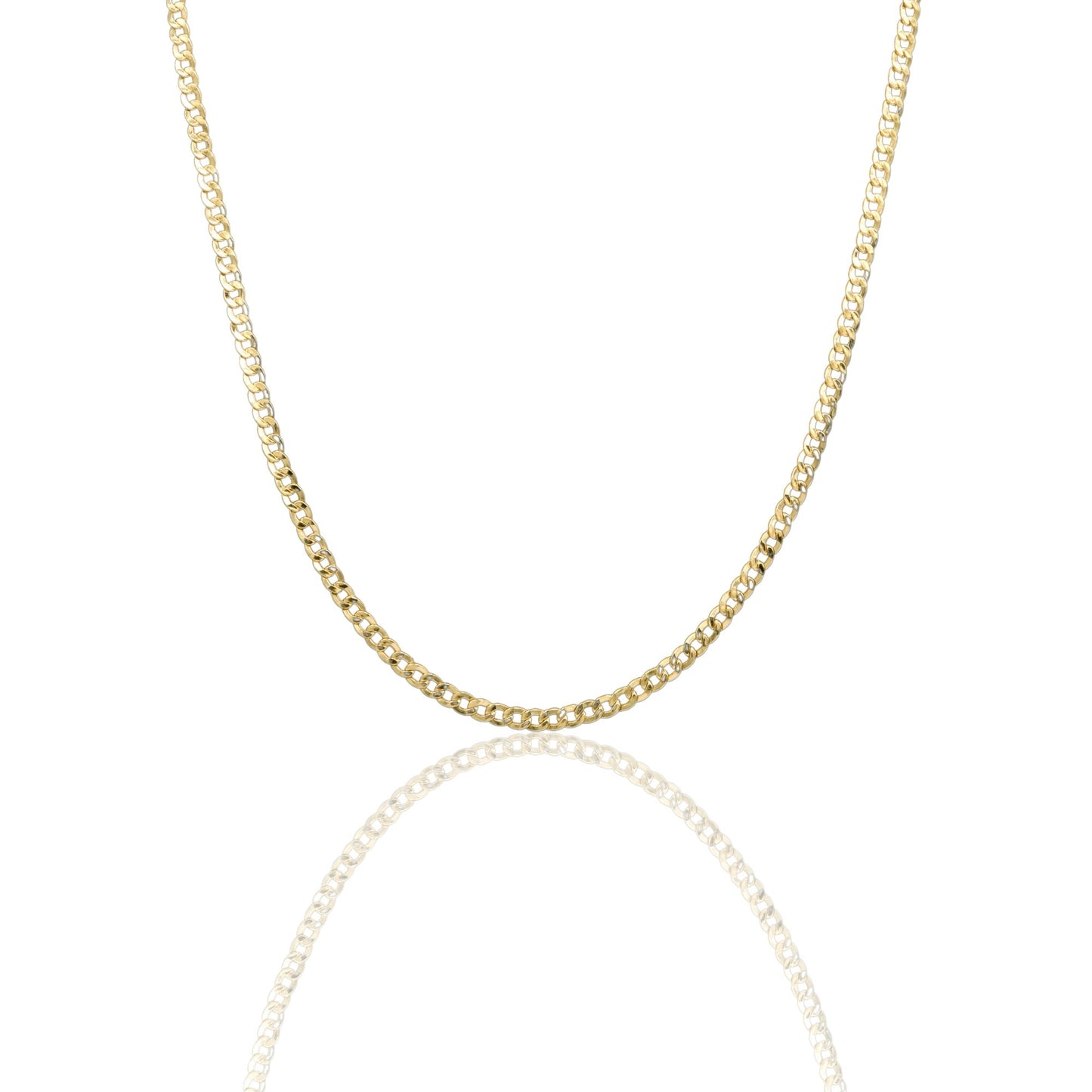Collana Oro Giallo Oro 18 carati Catena Groumette Solo Oro cm.50