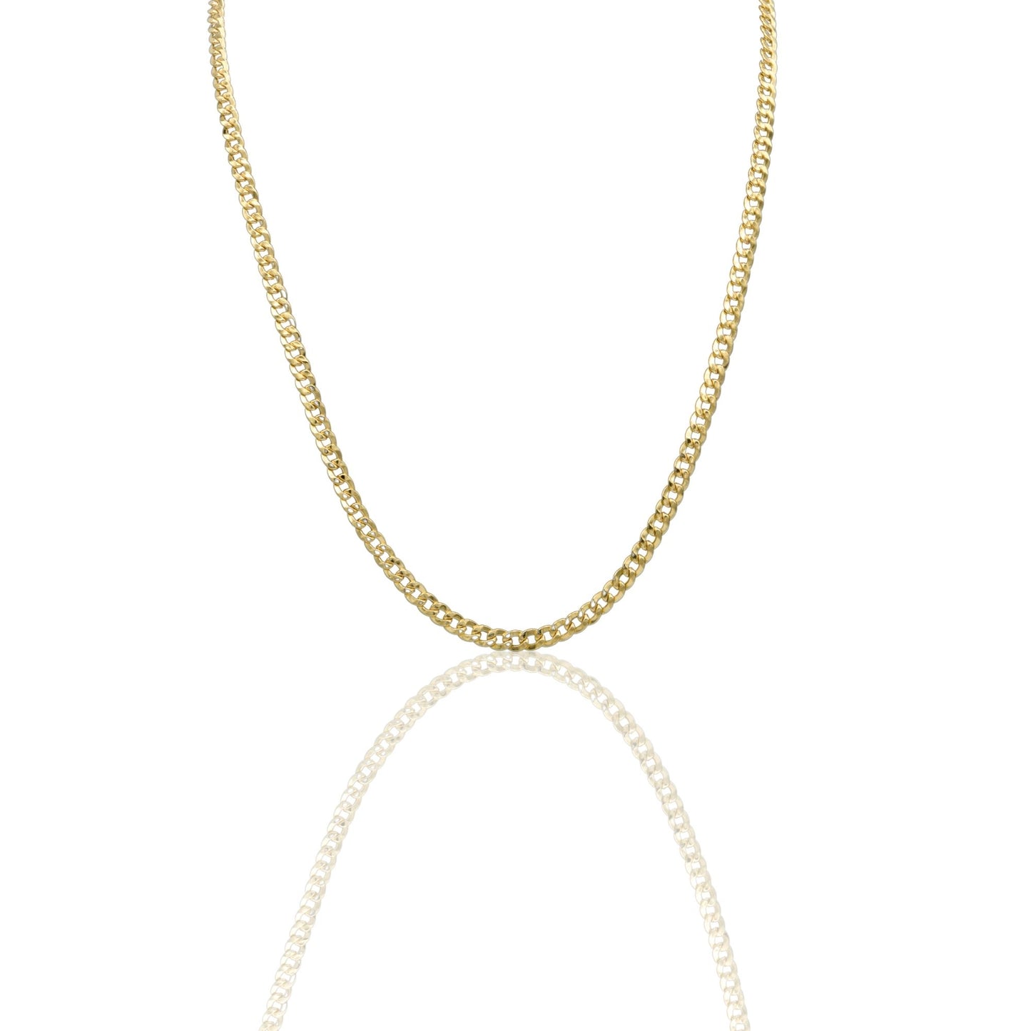 Collana Oro Giallo Oro 18 carati Catena Groumette Solo Oro cm.60