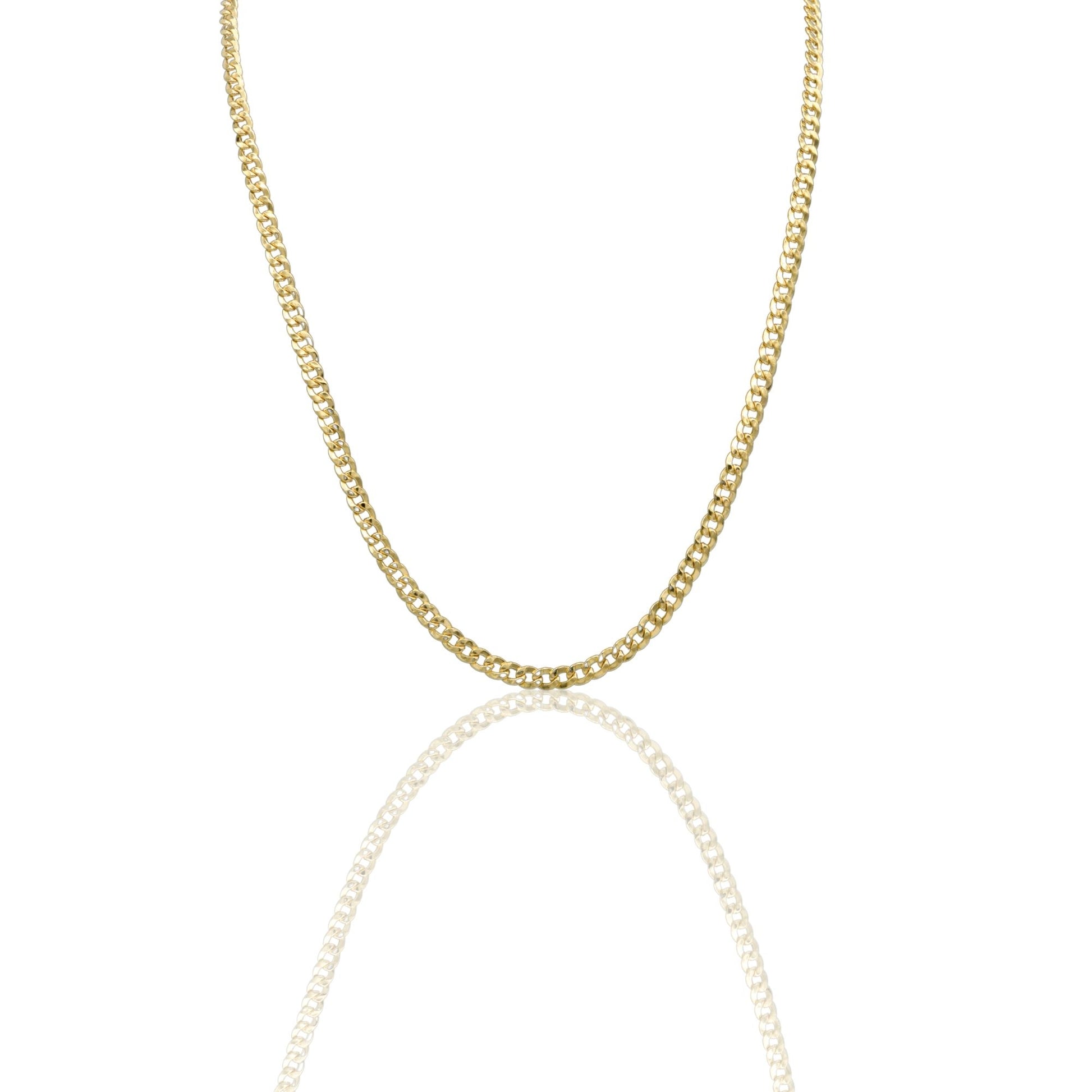 Collana Oro Giallo Oro 18 carati Catena Groumette Solo Oro cm.60
