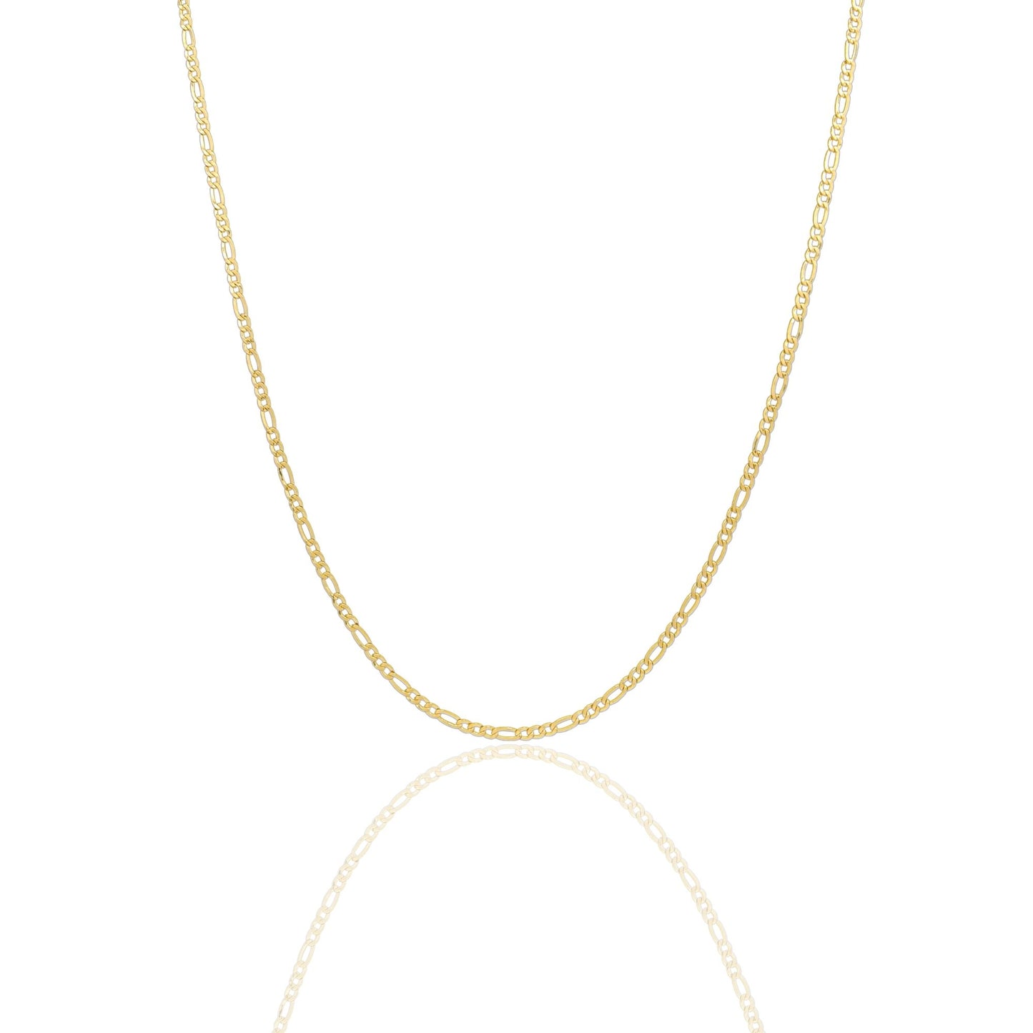Collana Oro Giallo Oro 18 carati Catena Maglia 3+1 Solo Oro cm.60