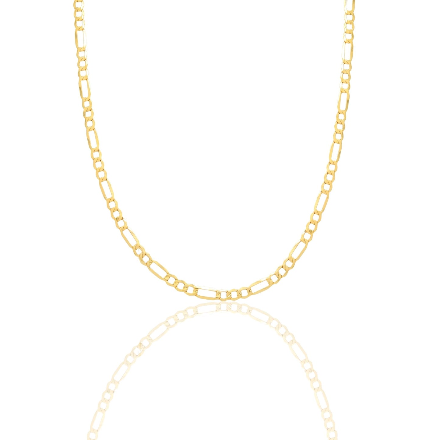 Collana Oro Giallo Oro 18 carati Catena Maglia 3+1 Solo Oro cm.60