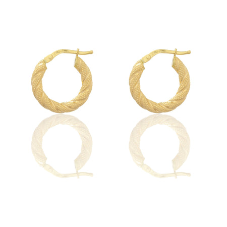 Orecchini Oro Giallo Oro 18 carati Cerchio  Solo Oro Spessore mm. 3 diametro interno cm.1