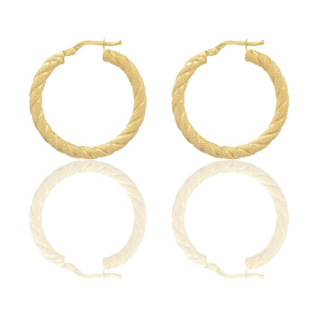 Orecchini Oro Giallo Oro 18 carati Cerchio  Solo Oro Spessore mm. 3 diametro interno cm.2