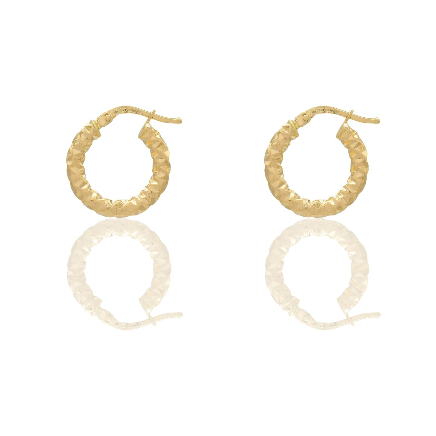 Orecchini Oro Giallo Oro 18 carati Cerchio Solo Oro Spessore mm. 3 diametro interno cm.1