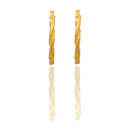 Orecchini Oro Giallo Oro 18 carati Cerchio  Solo Oro Spessore mm. 2,5 diametro interno cm.2,5