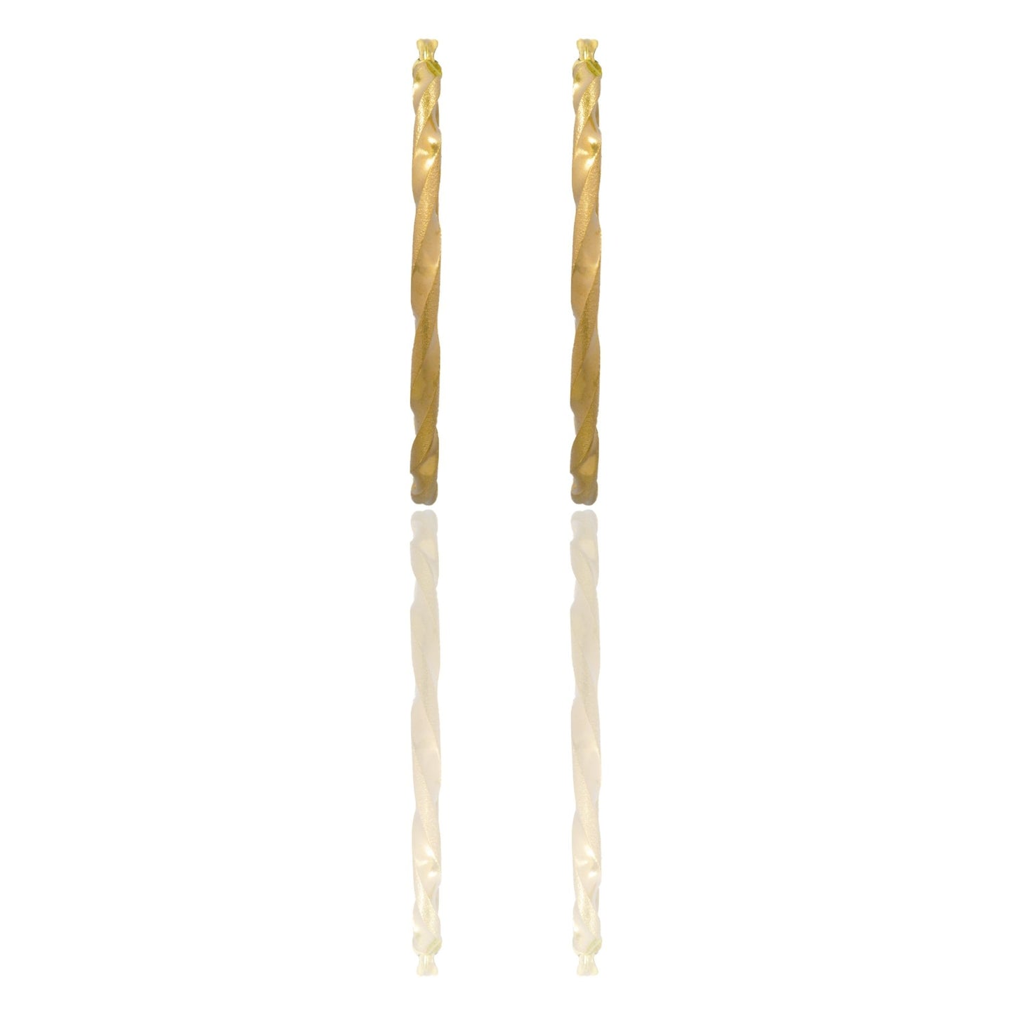 Orecchini Oro Giallo Oro 18 carati Cerchio Solo Oro Spessore mm. 2,5 diametro interno cm.4,5