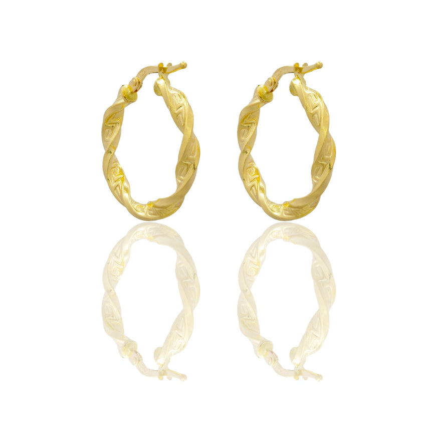 Orecchini Oro Giallo Oro 18 carati Cerchio  Solo Oro Spessore mm. 3 diametro interno cm.1,5