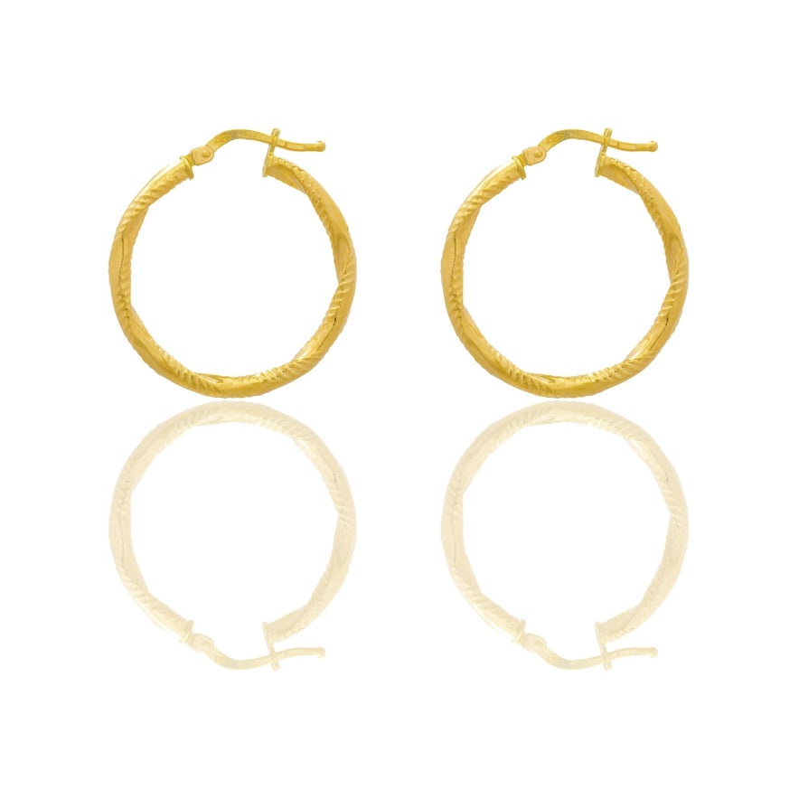 Orecchini Oro Giallo Oro 18 carati Cerchio  Solo Oro Spessore mm. 2 diametro interno cm.2