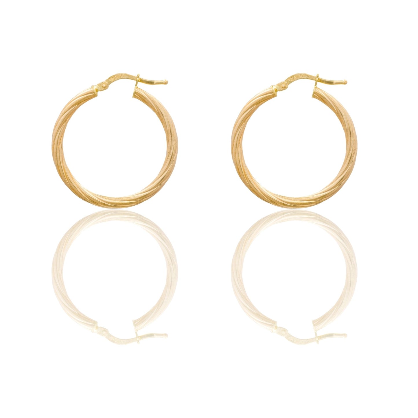 Orecchini Oro Giallo Oro 18 carati Cerchio  Solo Oro Spessore mm. 2 diametro interno cm.2