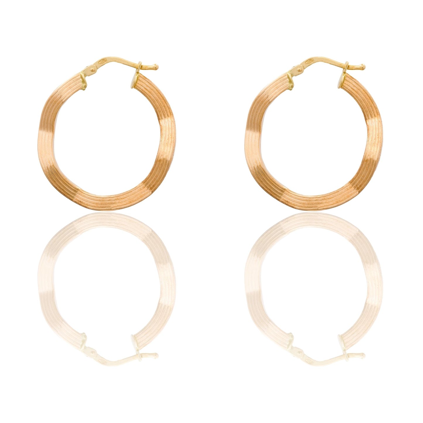 Orecchini Oro Giallo Oro 18 carati Cerchio Solo Oro diametro interno cm.2