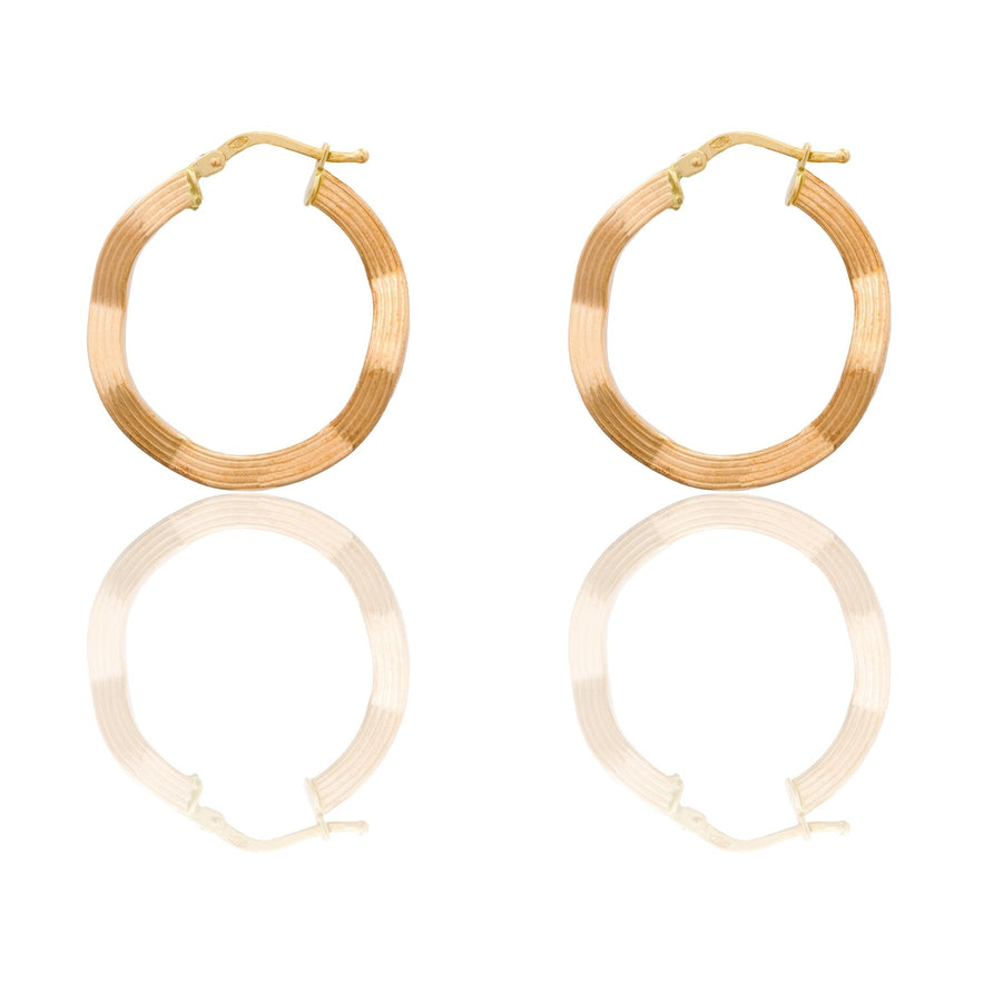 Orecchini Oro Giallo Oro 18 carati Cerchio  Solo Oro diametro interno cm.2