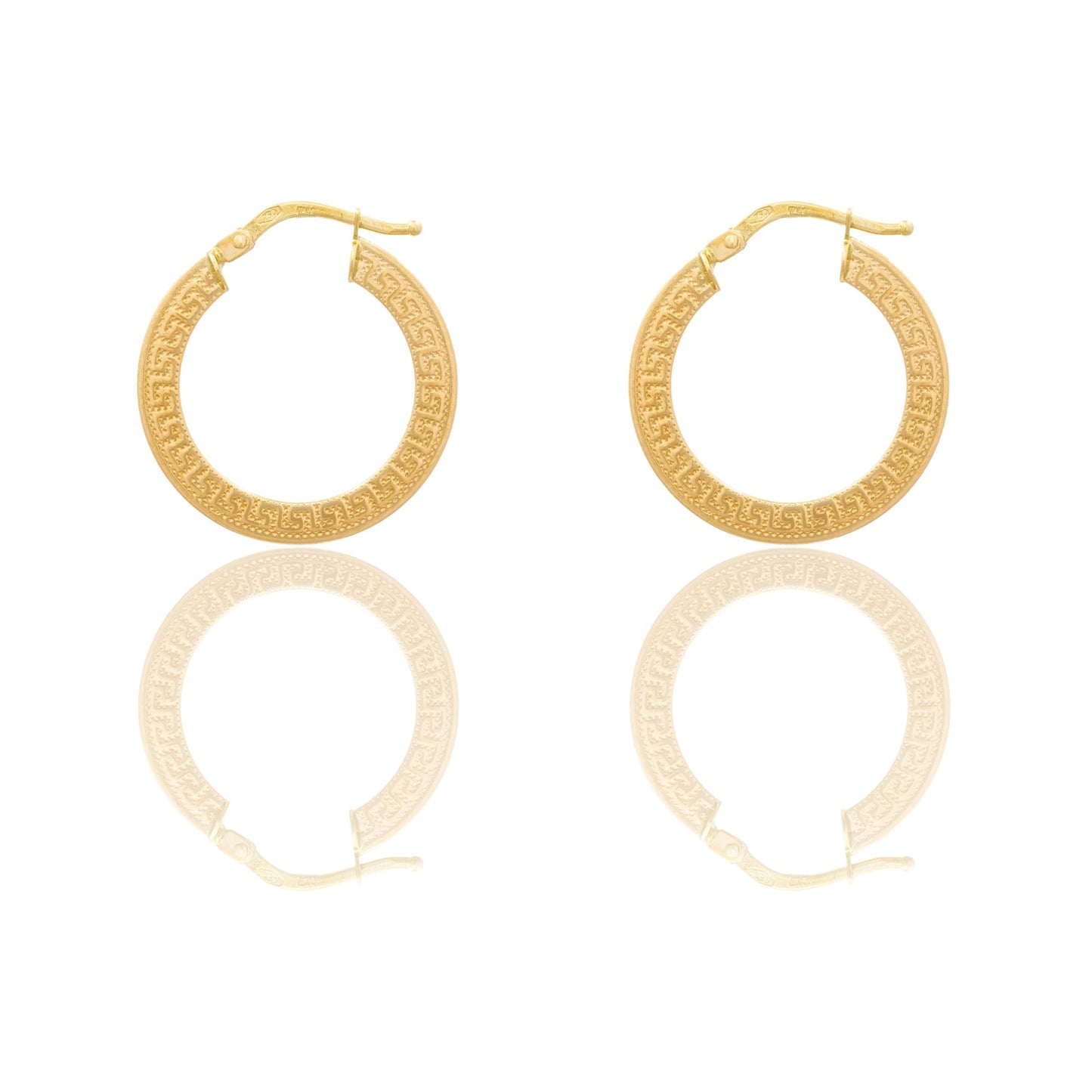 Orecchini Oro Giallo Oro 18 carati Cerchio  Solo Oro Spessore mm. 3 diametro interno cm.2