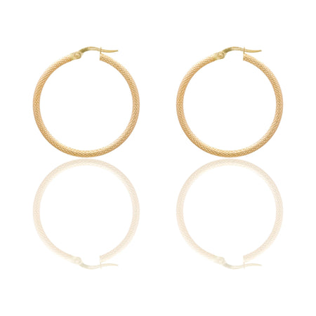 Orecchini Oro Giallo Oro 18 carati Cerchio  Solo Oro Spessore mm. 2 diametro interno cm.2,5
