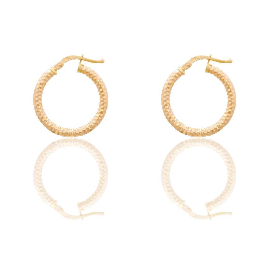 Orecchini Oro Giallo Oro 18 carati Cerchio  Solo Oro Spessore mm. 3 diametro interno cm.1,5