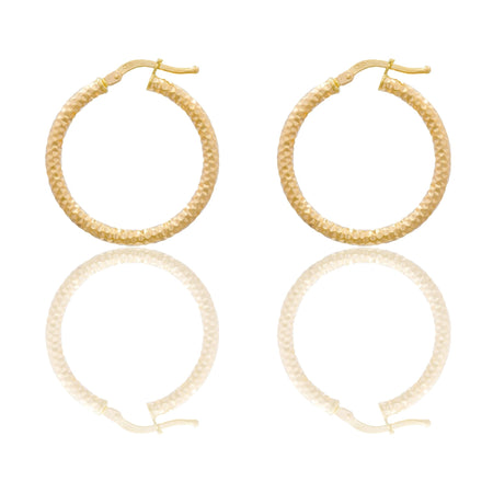 Orecchini Oro Giallo Oro 18 carati Cerchio  Solo Oro Spessore mm. 3 diametro interno cm.2