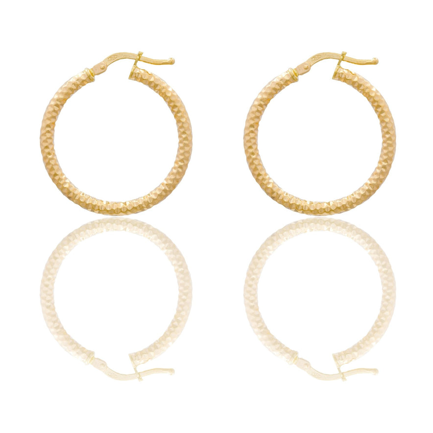 Orecchini Oro Giallo Oro 18 carati Cerchio  Solo Oro Spessore mm. 3 diametro interno cm.2