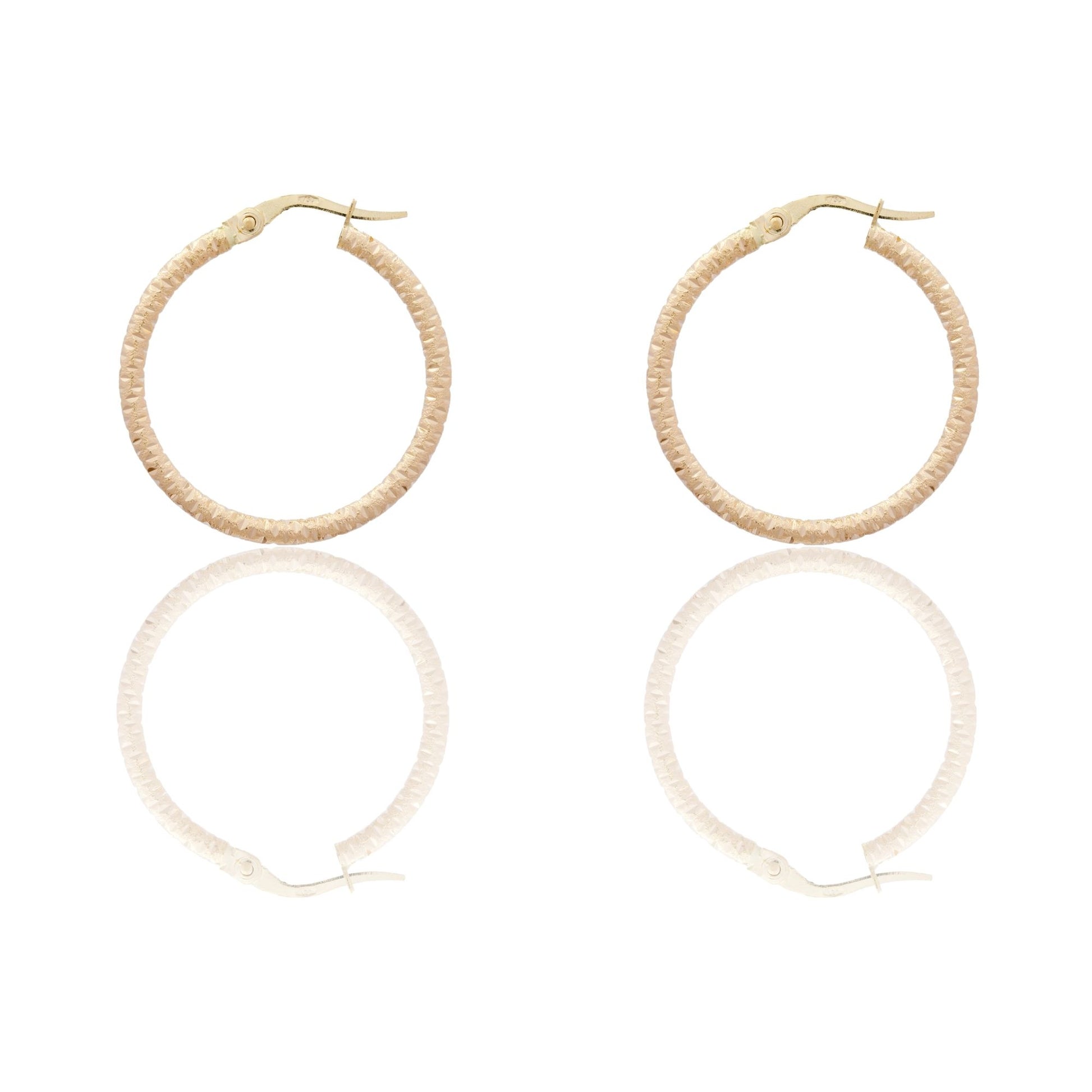 Orecchini Oro Giallo Oro 18 carati Cerchio  Solo Oro Spessore mm. 2 diametro interno cm.2,5