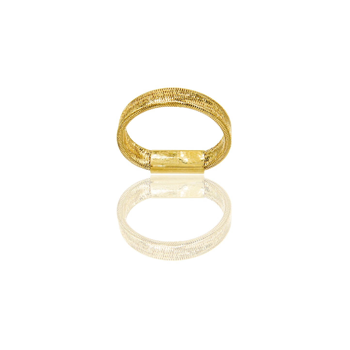ANELLO DONNA ELASTICO CANNA RETTANGOLARE