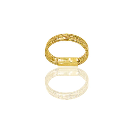 ANELLO DONNA ELASTICO CANNA RETTANGOLARE