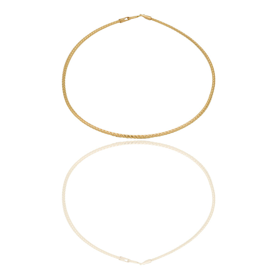 Bracciali Oro Giallo canna flex  Solo Oro Spessore filo  mm.1