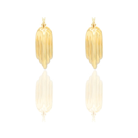 ORECCHINI CERCHI INTRECCIATI ELETTROFORMATI