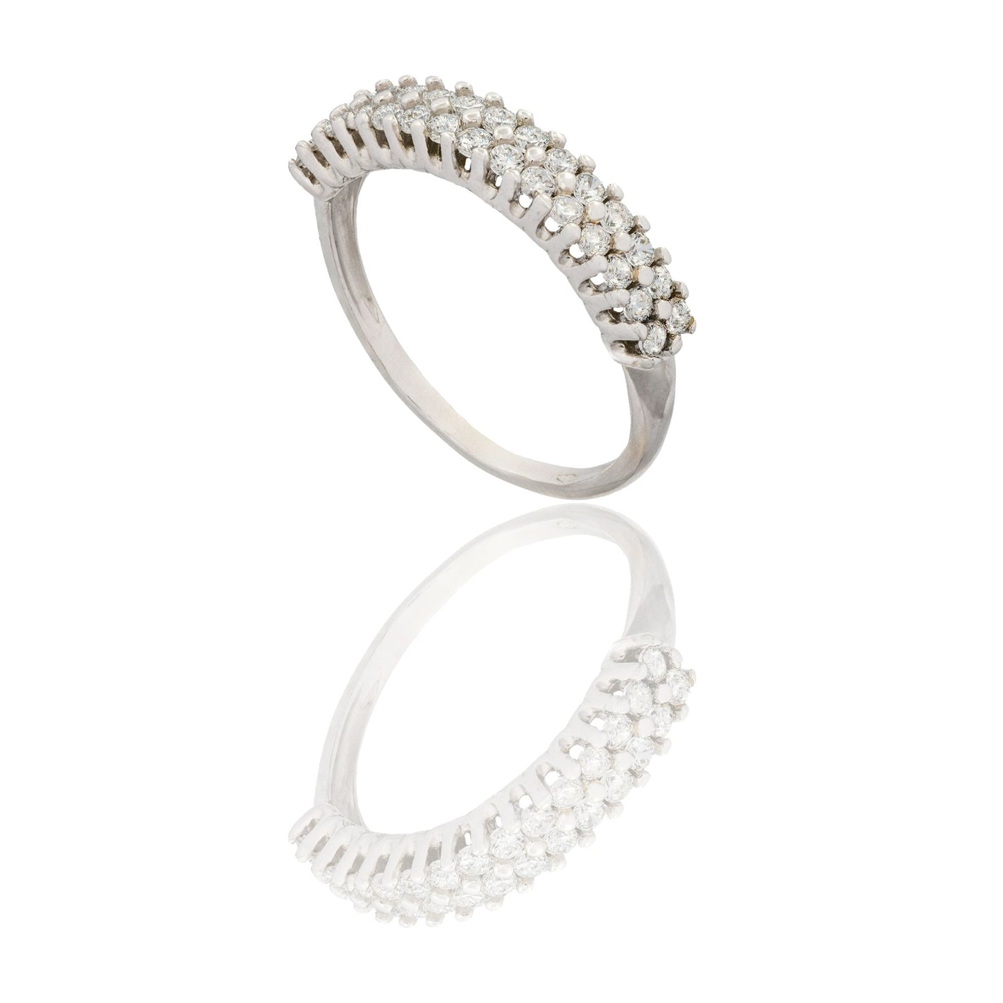 ANELLO DONNA MEZZA VERETTA DOPPIO FILO