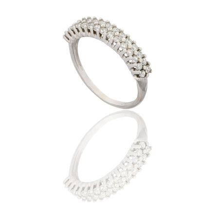 ANELLO DONNA MEZZA VERETTA DOPPIO FILO