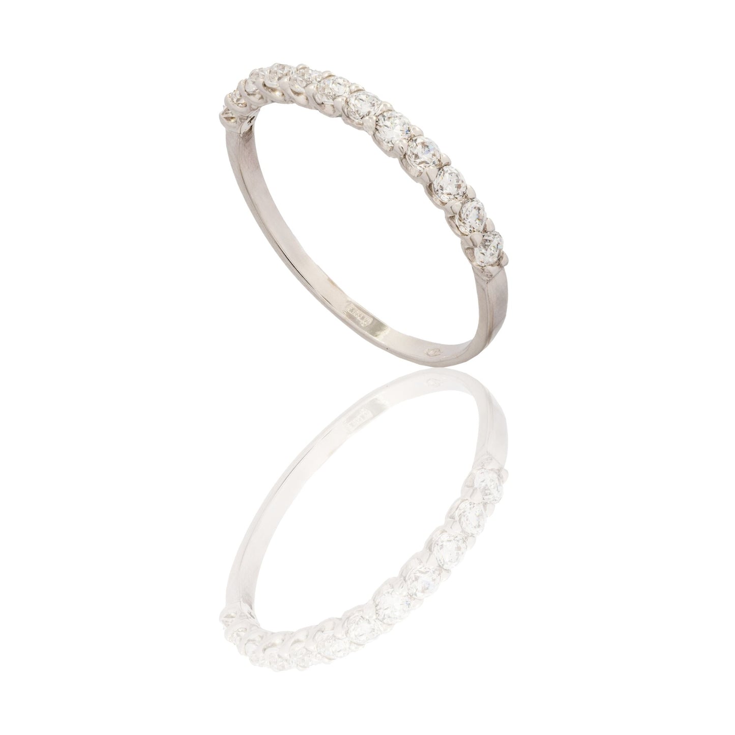 ANELLO DONNA MEZZA VERETTA GRIFFE TONDE
