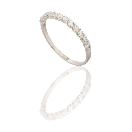 ANELLO DONNA MEZZA VERETTA GRIFFE TONDE
