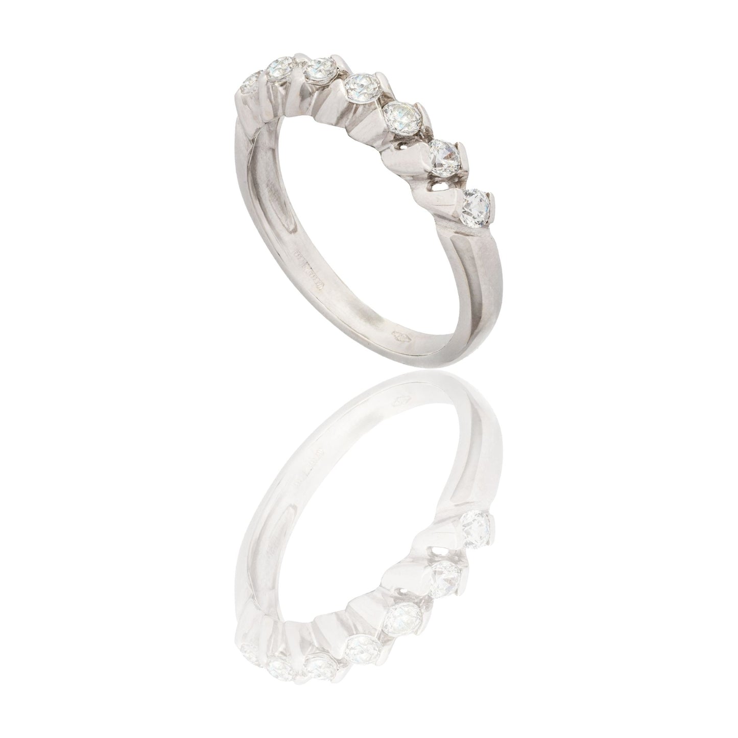 ANELLO DONNA VERETTA A GRIFFE 7 PIETRE