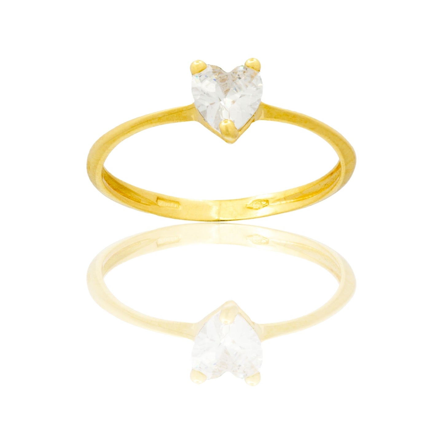 ANELLO DONNA SOLITARIO CUORE