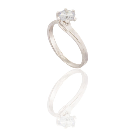 ANELLO DONNA SOLITARIO GAMBO FORATO