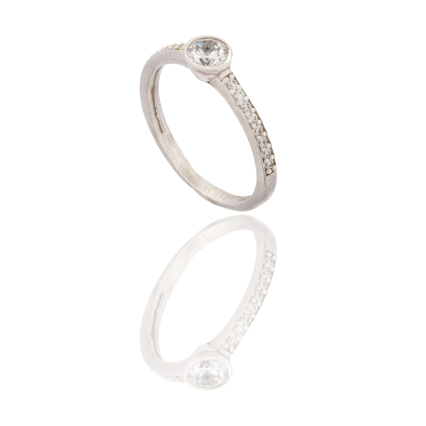 ANELLO DONNA MEZZA VERETTA CONTORNO LAVORATO