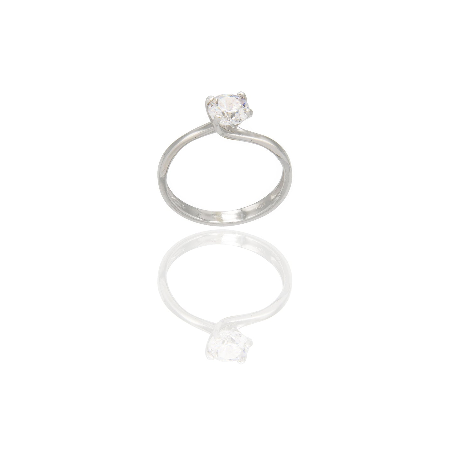ANELLO DONNA SOLITARIO VALENTINO 4 GRIFFE