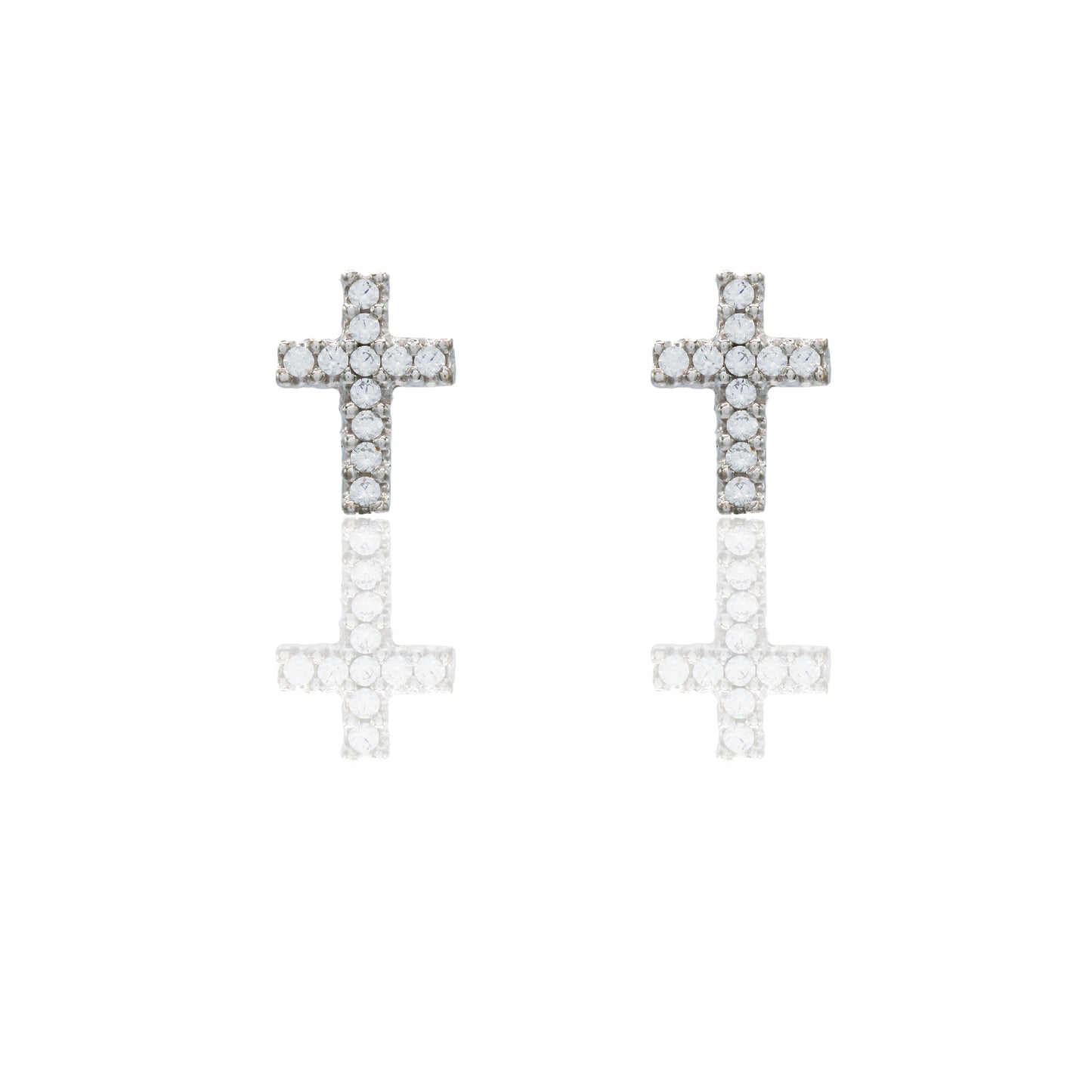 ORECCHINI LOBO CROCE PAVE'