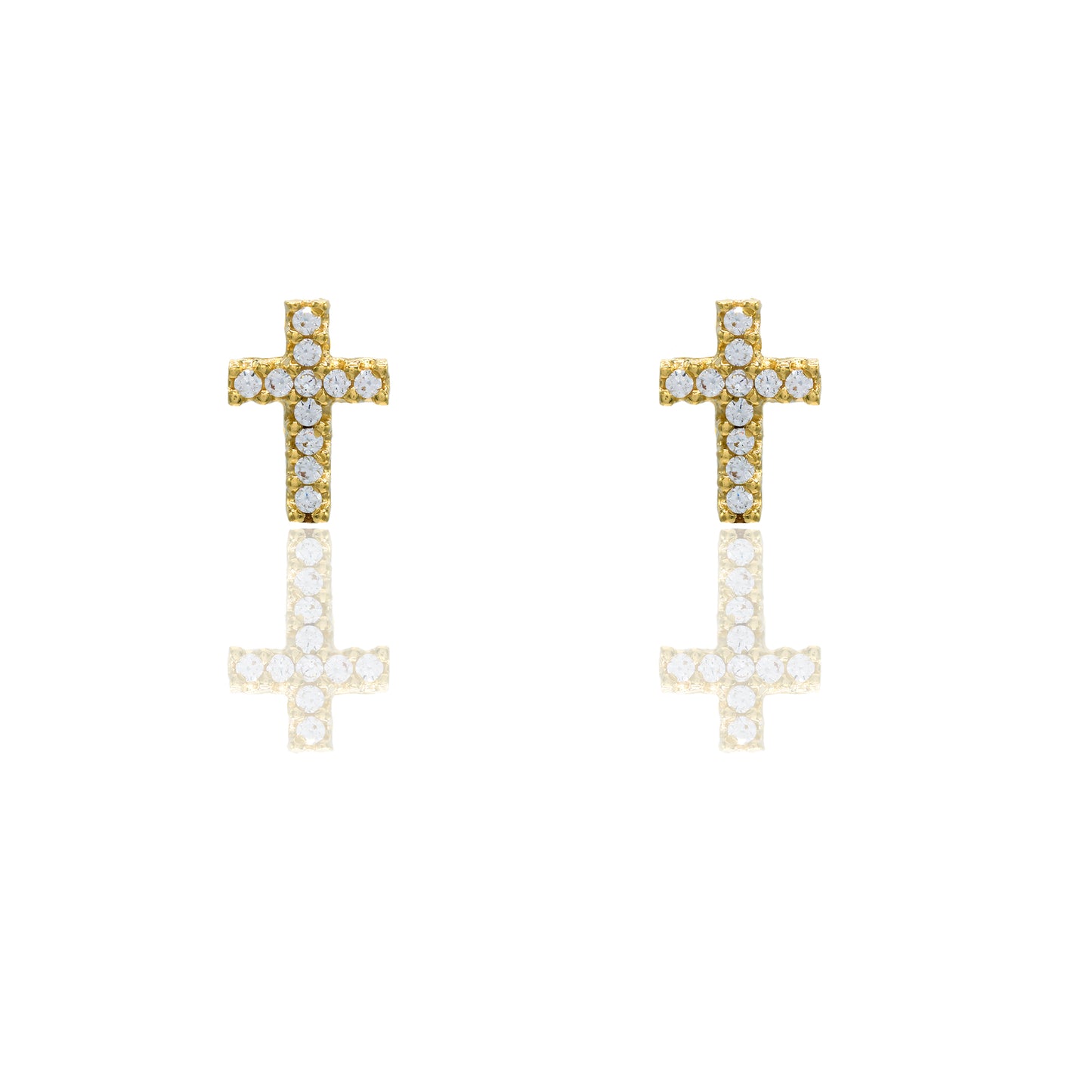 ORECCHINI LOBO CROCE PAVE'