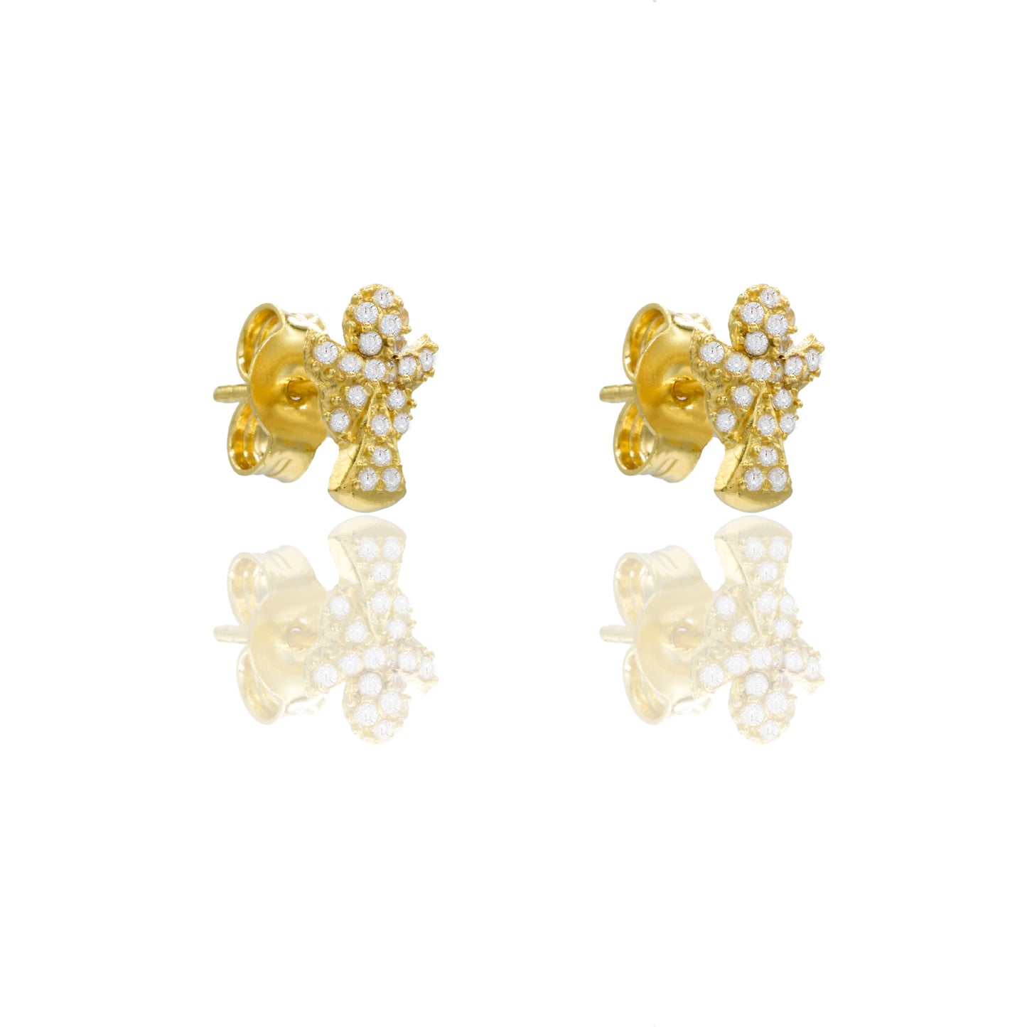 ORECCHINI LOBO ANGIOLETTO PAVE'