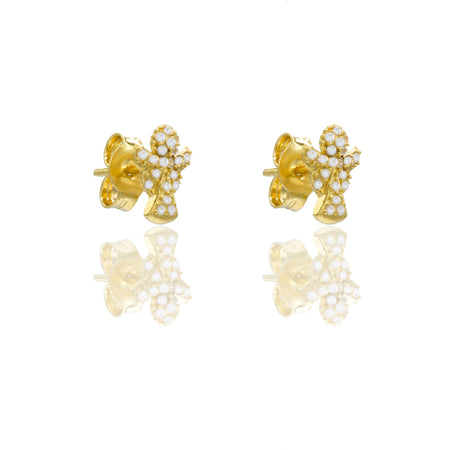 ORECCHINI LOBO ANGIOLETTO PAVE'